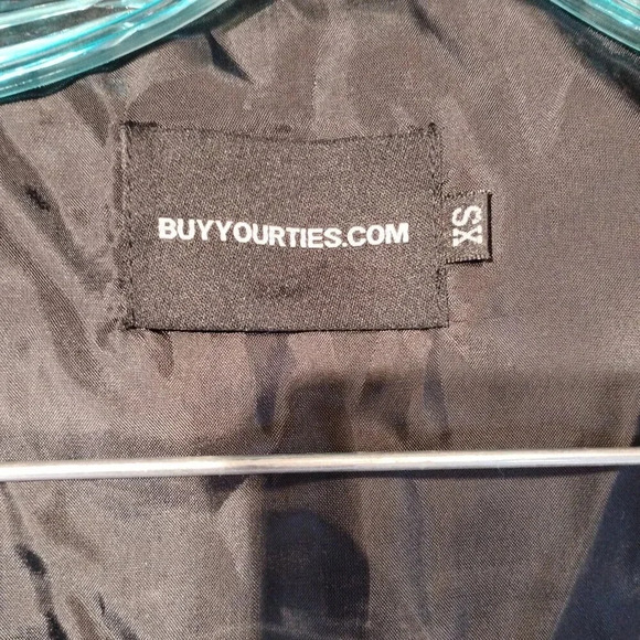 BuyYourTies.Com Men's Aqua Formal Wedding/Prom/Grad Satin Vest XS - Picture 2 of 9